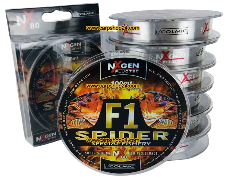 Colmic F1 SPIDER 100m - 8 Opties