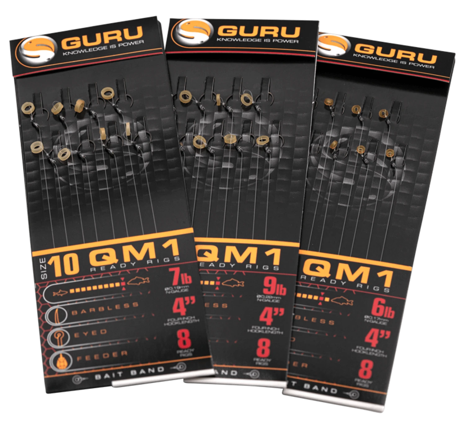 Guru QM1 BAIT BAND RIGS 4" & 15" - 11 Opties