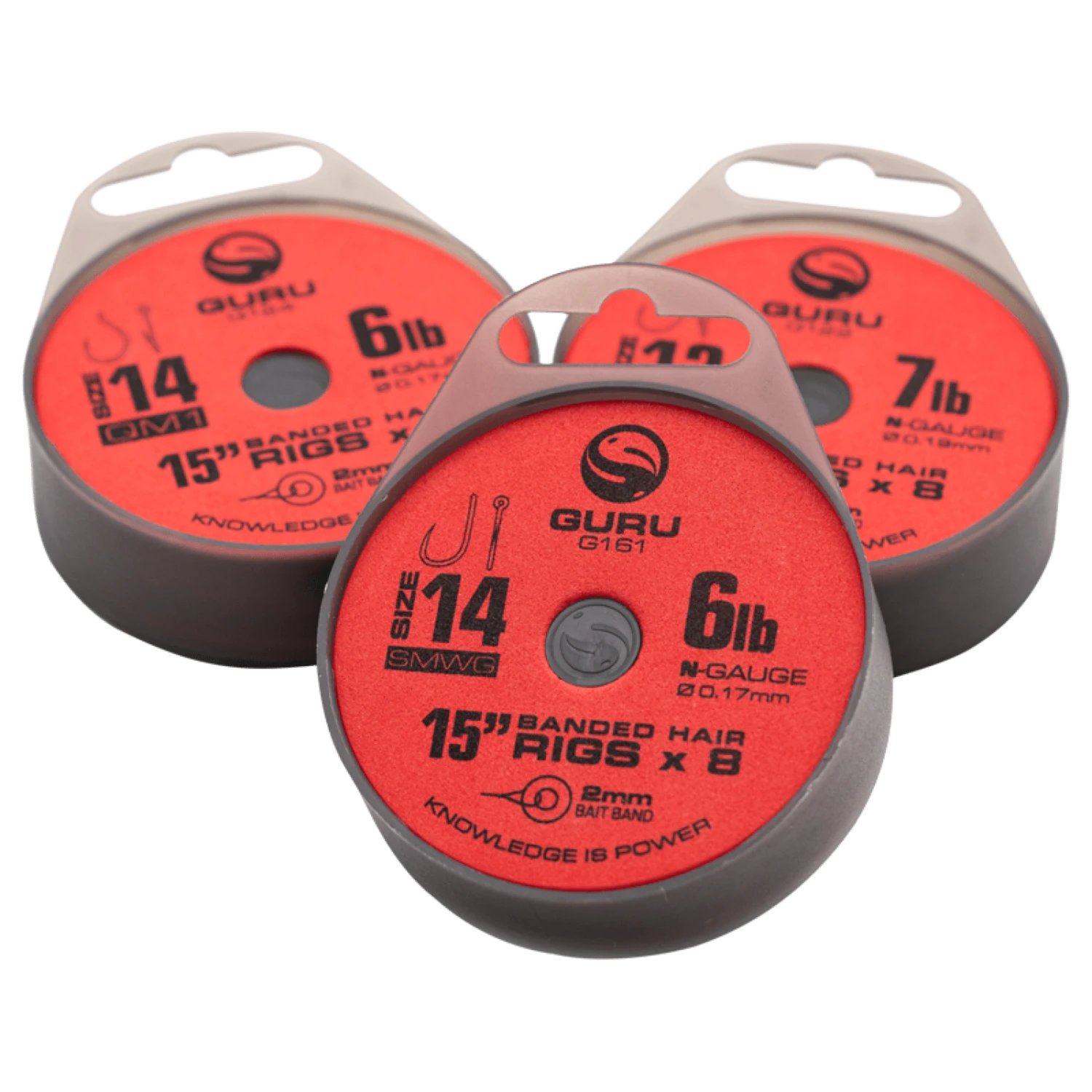 Guru QM1 BAIT BAND RIGS 4" & 15" - 11 Opties - Afbeelding 3