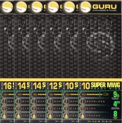Guru SUPER MWG STANDARD HAIR RIGS 4" - 6 Opties