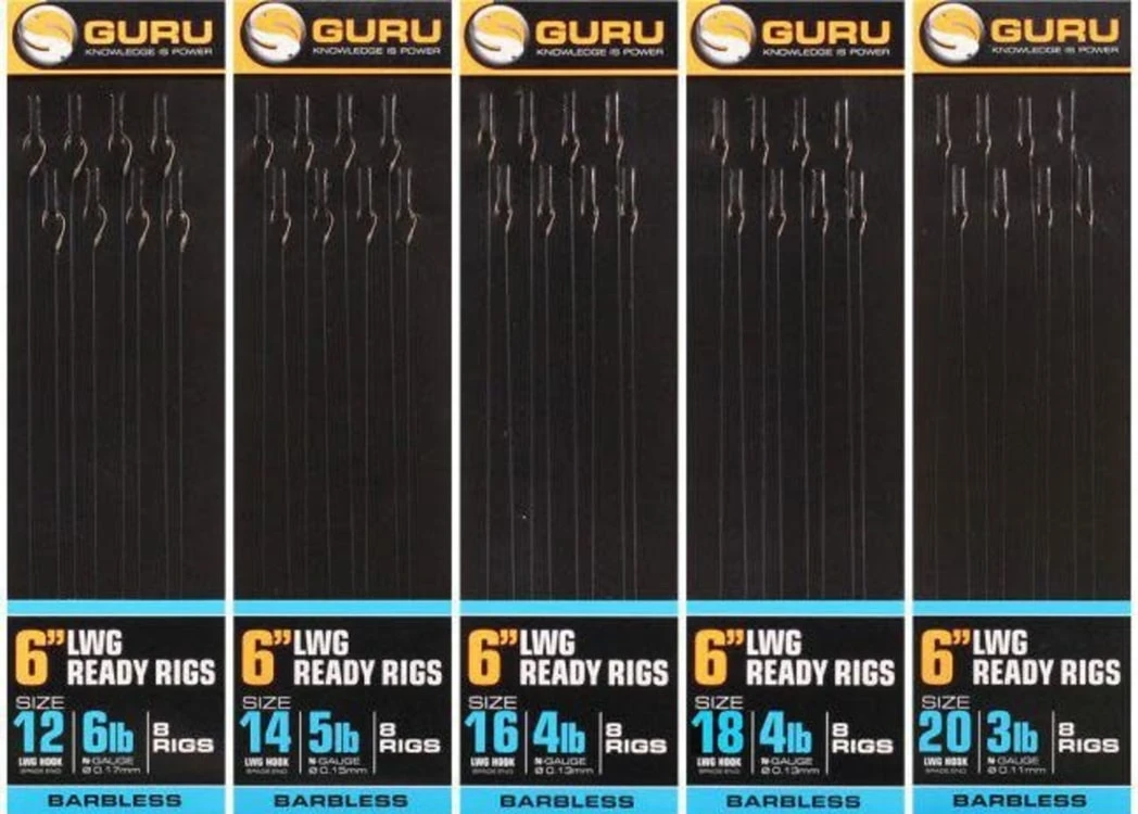 Guru 6" LWG READY RIG BARBLESS - 5 Opties