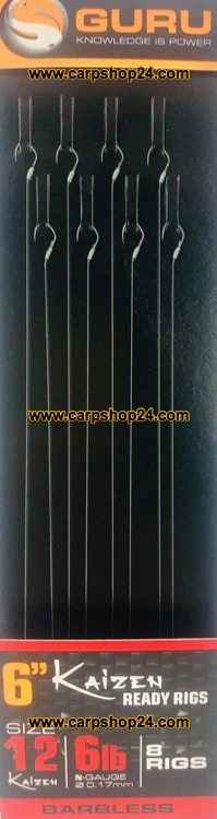 Guru 6" KAIZEN READY RIGS BARBLESS - 6 Opties - Afbeelding 3