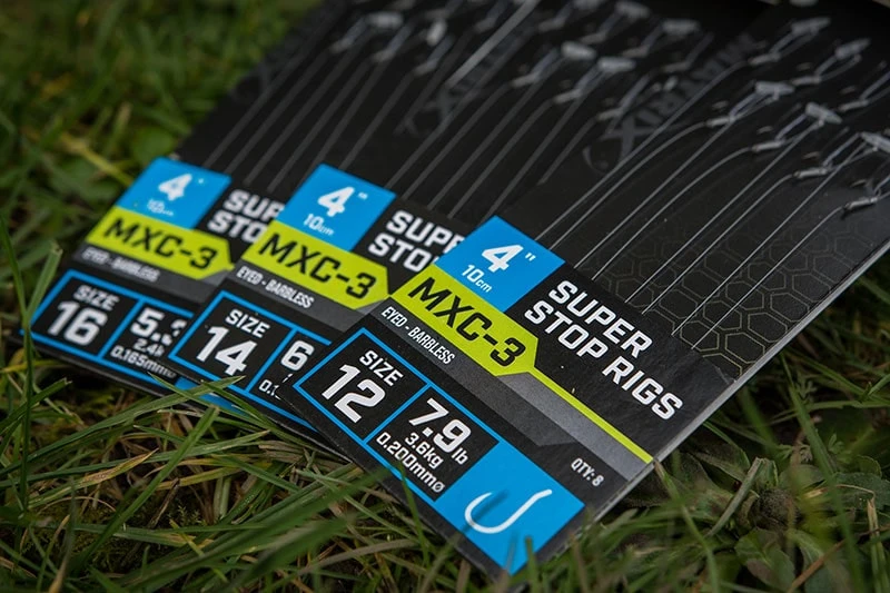 Matrix MXC-3 SUPER STOP RIGS EYED BARBLESS 4" - 10cm - 3 Opties - Afbeelding 5