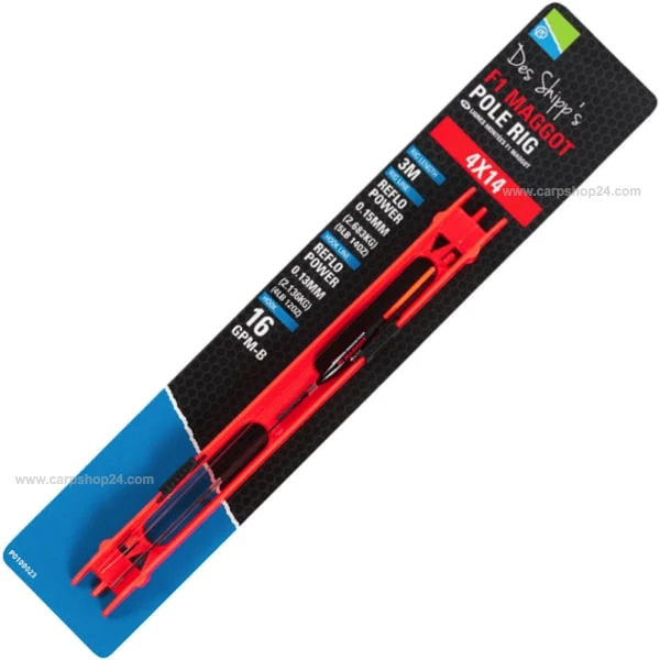 Preston F1 MAGGOT POLE RIGS - Afbeelding 3