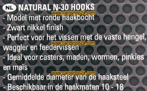 Preston NATURAL N-30 BARBED - 5 Opties - Afbeelding 6