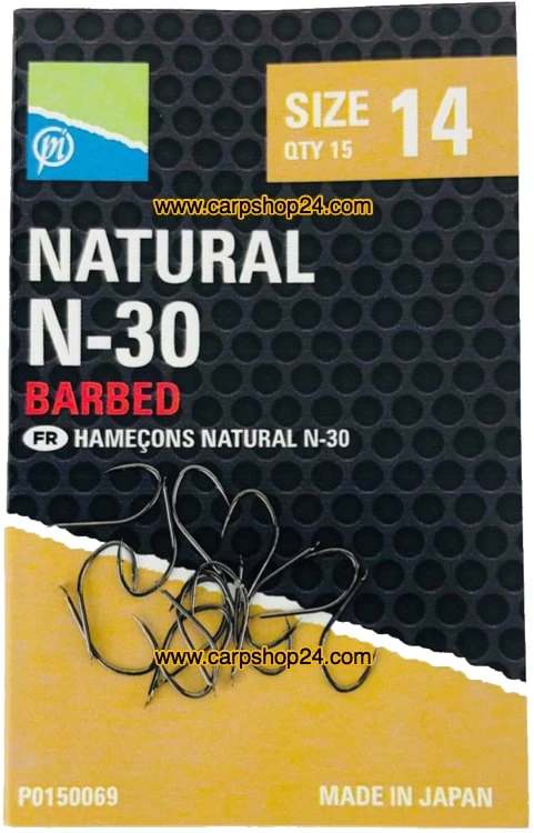 Preston NATURAL N-30 BARBED - 5 Opties - Afbeelding 3