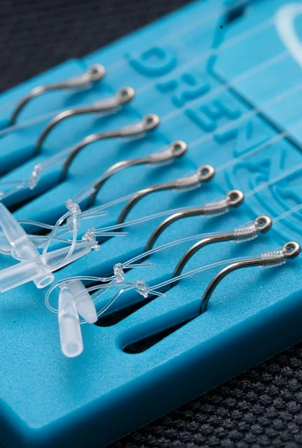 Drennan POWER PUSHSTOPS BARBLESS HOOKLENGTHS 6" - 15cm - Afbeelding 3