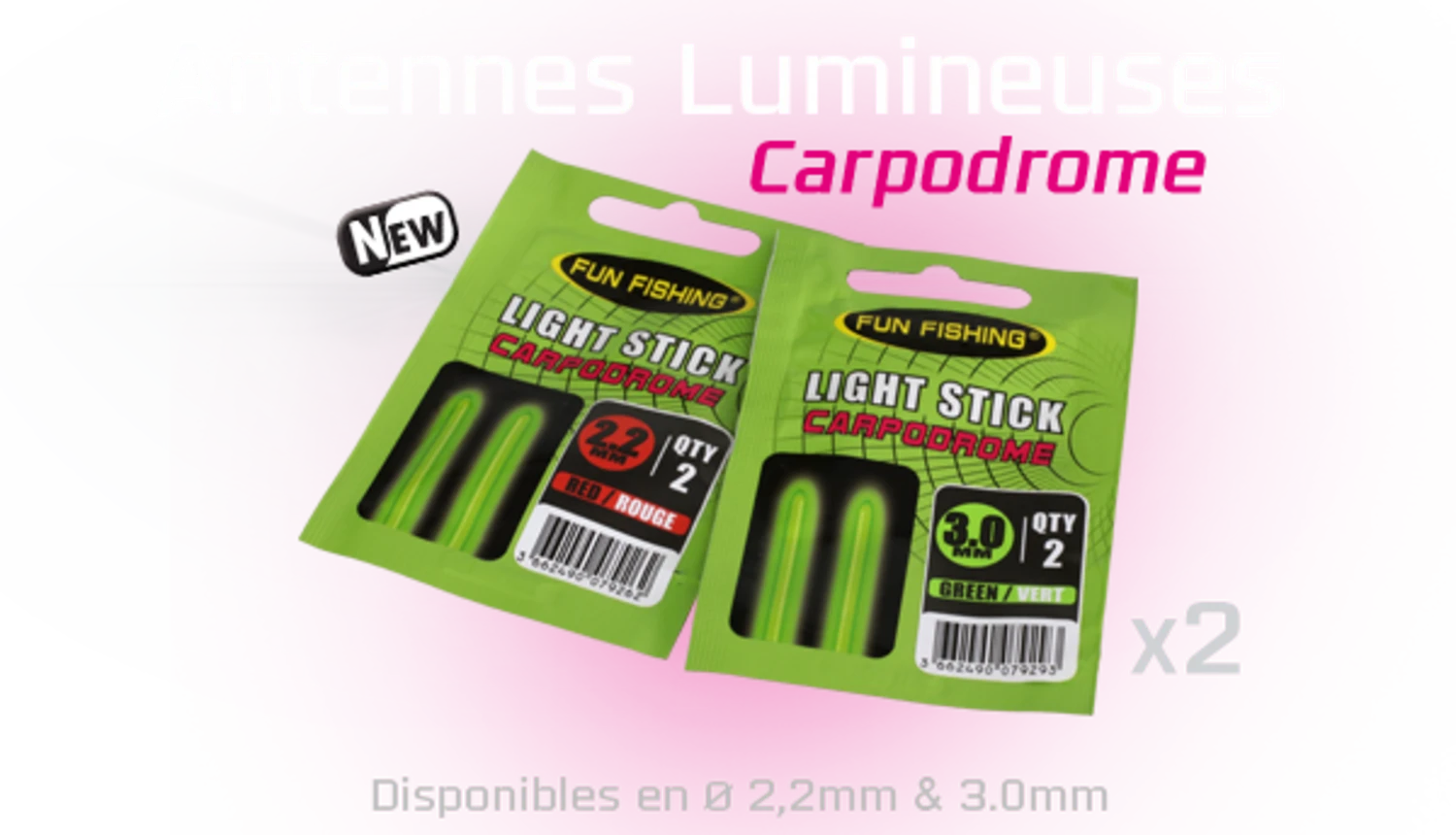 ANTENNES LUMINEUSES - LIGHT STICK - LICHTANTENNE